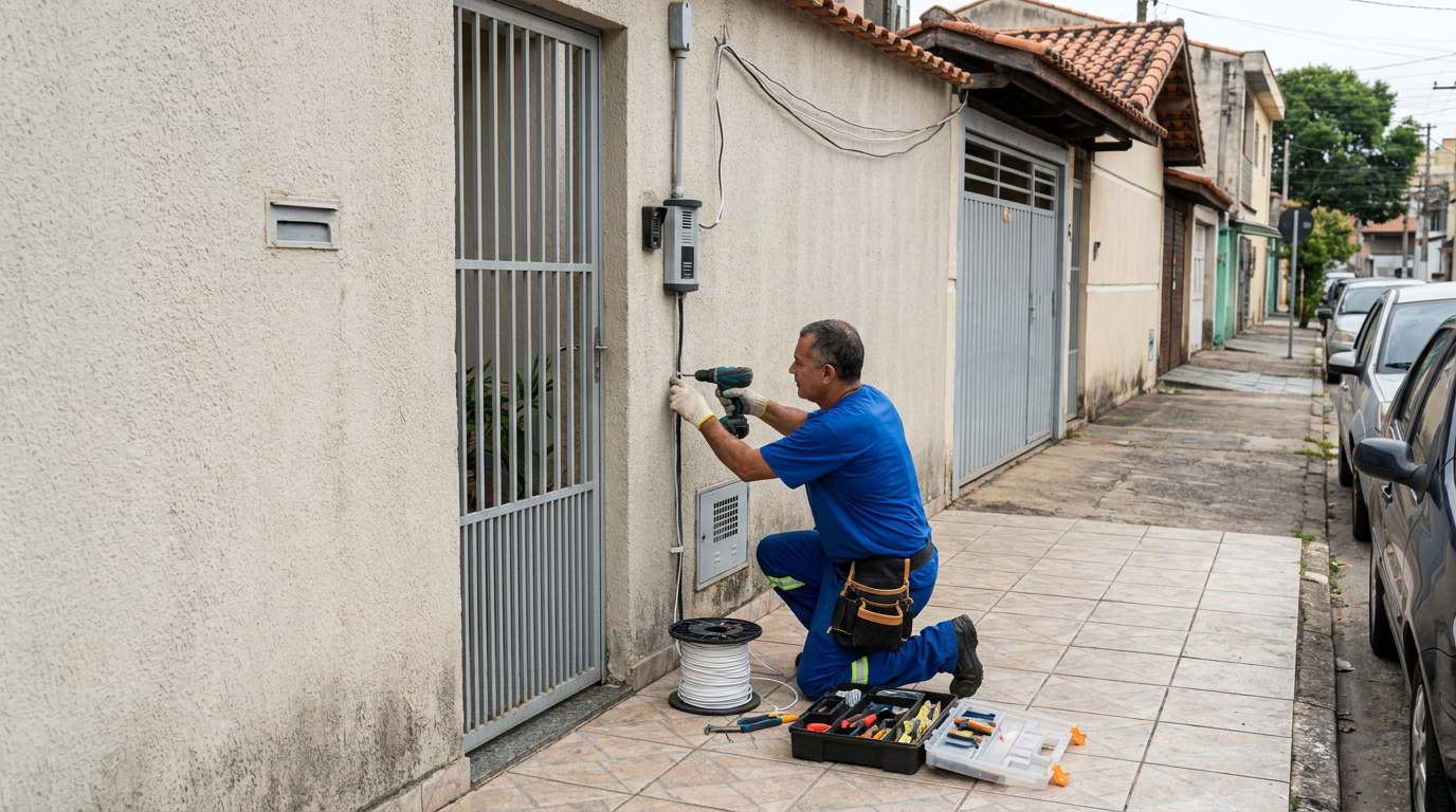 Interfone com Abertura de Portão