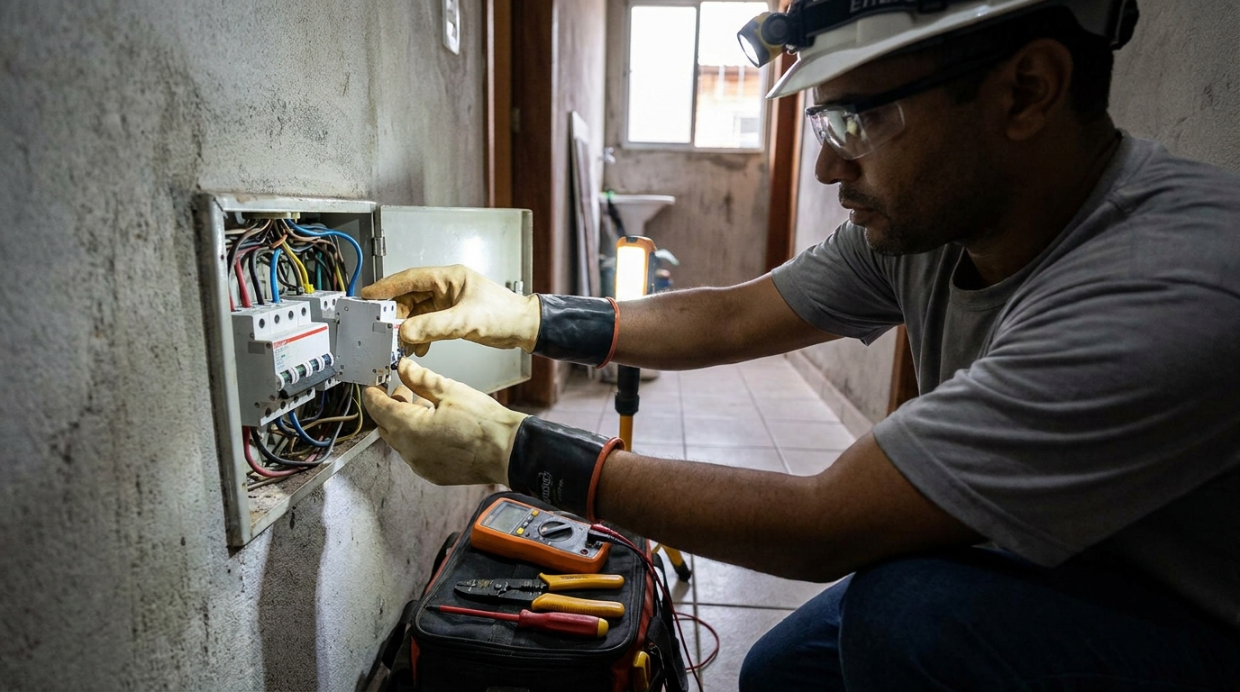 Parte da Casa sem Energia