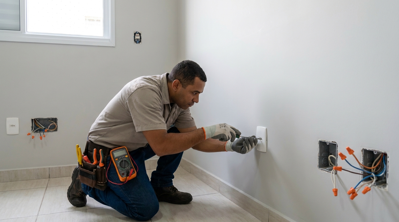 Tomada e Interruptor sem Funcionar